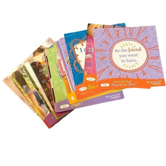 American Girl Truly Me Activity Box Game Wheel Pick a Color Craft Recipes - Picture 4 of 4